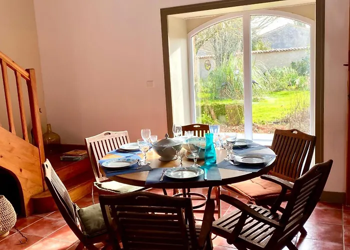 Aux Agapanthes, Maison De De Charme Avec Piscine Charente Maritime Aumagne