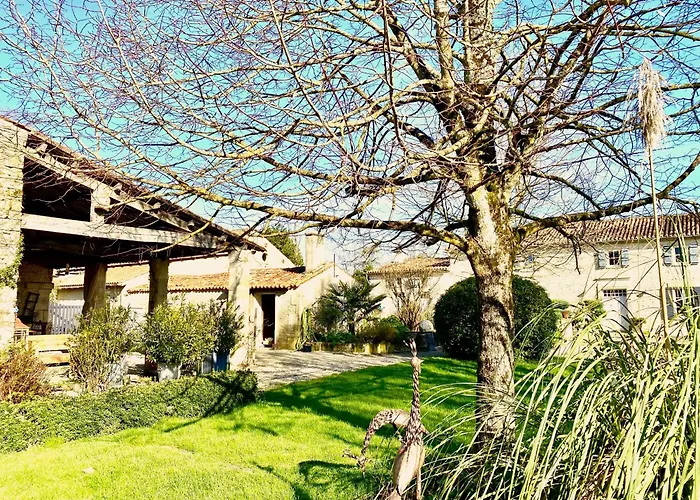 Lejlighed Aux Agapanthes, Maison De De Charme Avec Piscine Charente Maritime Aumagne